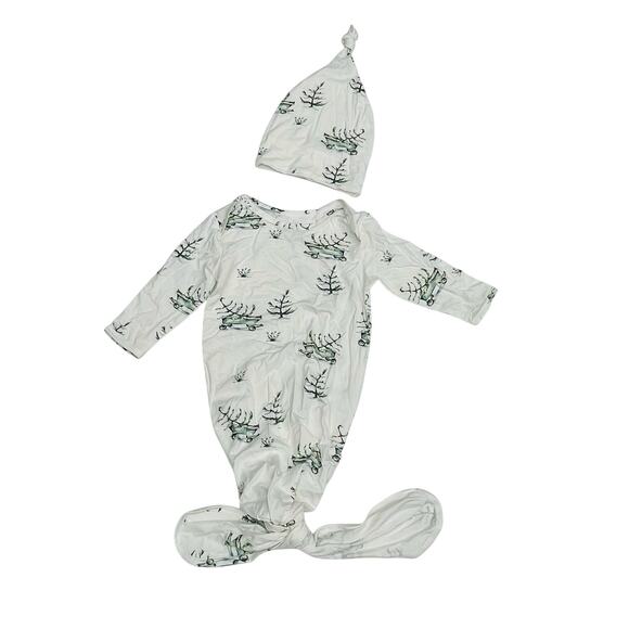 NWOT Tickety-Boo 0/3M Winter Wagon Gown - Picture 1 of 5